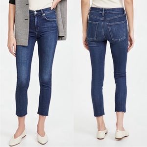 Agolde X Revolve Sophie High Rise Skinny Crop Size 26 Denim Jeans